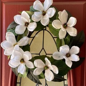Beautiful Magnolia Flower Wreath